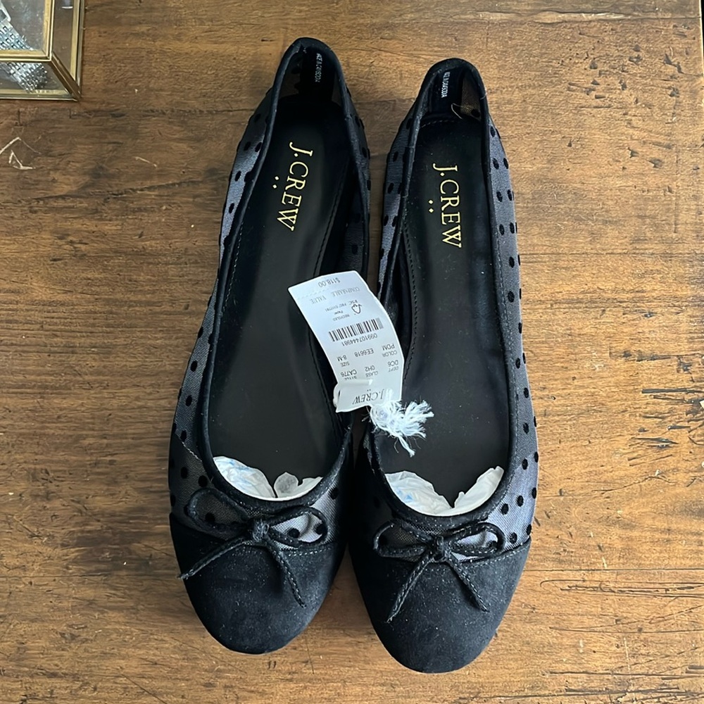 NWT J.Crew Factory Mesh Flats